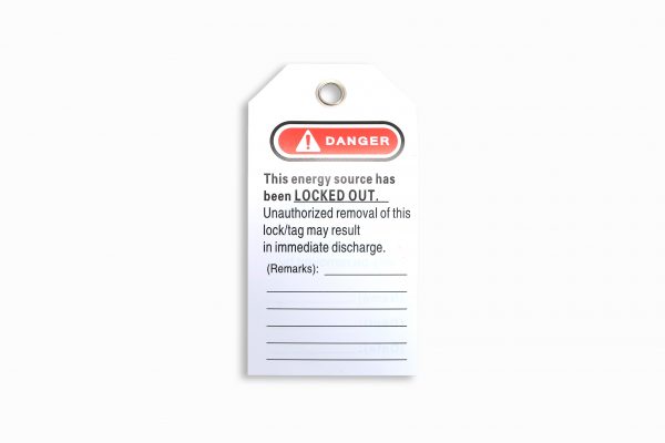 Lockout Tagout Label | BD-P02 - ASP Safety Products