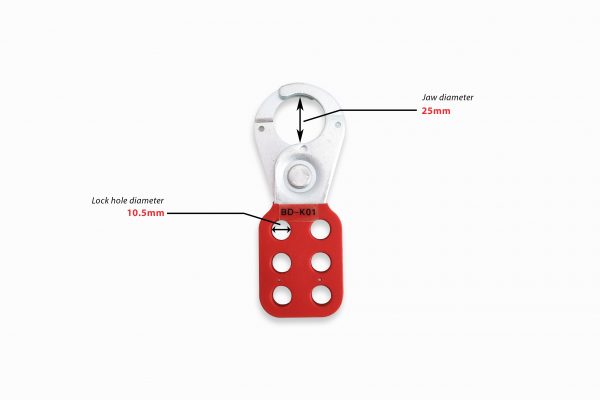 PA Coated Steel Hasp Lockout | BD-K01 - ASP Safety Products