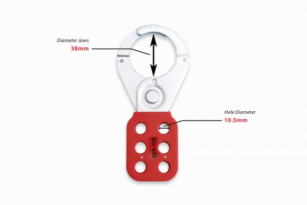 PA Coated Steel Hasp Lockout | BD-K02 - ASP Safety Products