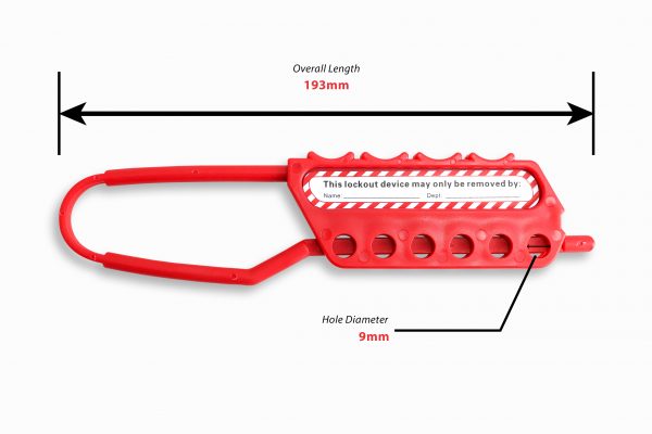 Nylon Lockout Hasp | BD-K43 - ASP Safety Products